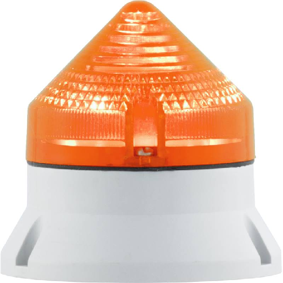 Feu CTL600 LED ORANGE V12/24DAC IP54 Ø60mm GRIS-Lire la description