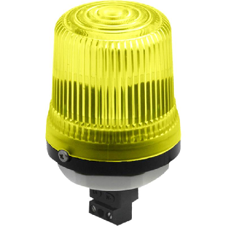 Feu flash encastrable 1J 230Vac Jaune 65.5xø60mm IP65-Lire la description