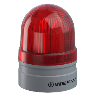 Mini TwinFLASH 115-230VAC ROUGE IP66 Ø62mm GRIS-Lire la description