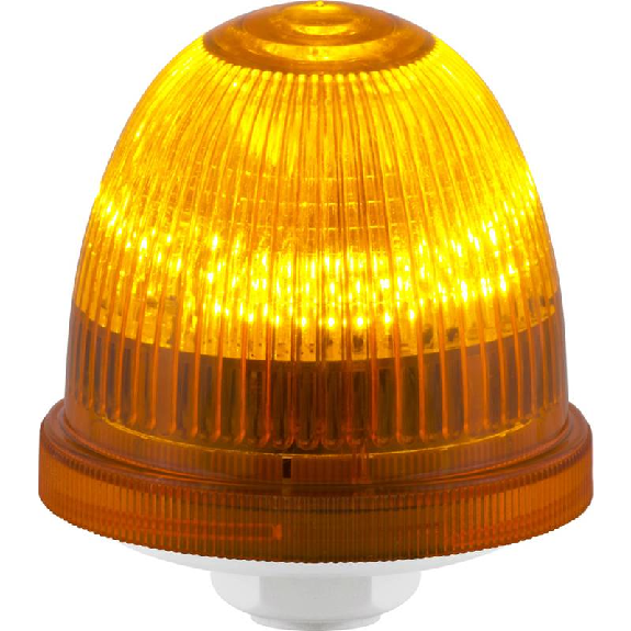 Feu OVOLUX LED ORANGE R V12/24DAC IP65 Ø60mm GRIS-Lire la description