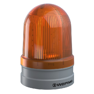 Maxi TwinLIGHT 115-230VAC ORANGE IP66 Ø120mm GRIS-Lire la description