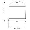 Feu de signalisation FLR S VERT allCLEAR IP65 Ø92mm