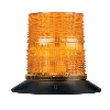 Feu flash 30J - 3 cadences 230Vac optique Orange IP55 fond plat