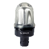 Feu tournant DEL RM 24VDC TRANSPARENT IP65 Ø98mm NOIR