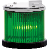 Feu TWS FIXE VERT V12/240DAC IP66 Ø75mm NOIR