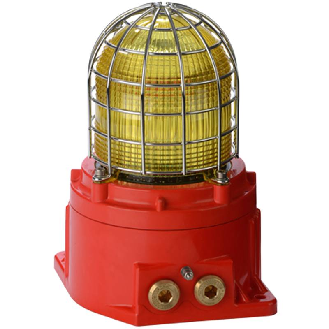 Feu flash GRP Ex compact 10J 479cd 230Vac 198mA Rouge IP66-Lire la description