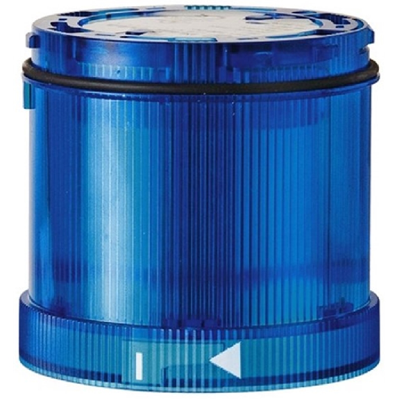 Élément feu clignotant DEL 230VAC BLEU IP65 Ø70mm BLEU-Lire la description