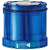 Élément feu clignotant DEL 230VAC BLEU IP65 Ø70mm BLEU