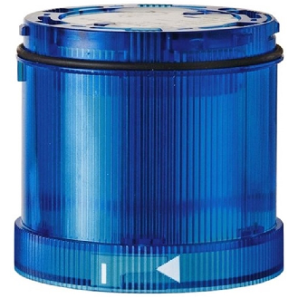 Élément feu clignotant DEL 230VAC BLEU IP65 Ø70mm BLEU-Lire la description