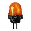 Feu permanent DEL EM 24VDC ORANGE IP65 Ø29mm NOIR