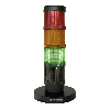 Feu de signalisation de CO2 1000ppm 230Vac IP20 Ø70mm NOIR câble 1.5m