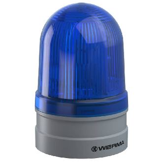Midi TwinFLASH 12-24VAC/DC BLEU IP66 Ø85mm GRIS-Lire la description
