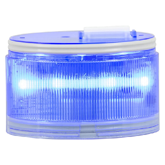 Elément feu fixe ELYPS LM S BLEUE ALLCOLOR Ø70mm IP65-Lire la description
