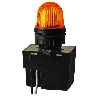 Feu à éclats EM 24VDC ORANGE Ø29mm IP65 NOIR