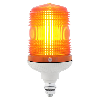 Feu MINIFLASH FIXE/FLASH ORANGE P V24/240AC IP54 Ø87mm GRIS