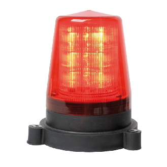 Feu LED multimodes IP67 24Vdc optique Rouge-Lire la description