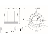 Feu LED multimodes IP67 24Vdc optique Rouge