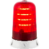 Feu tournant ROTALLAM S LED ROUGE V12/24DAC IP65 Ø130mm GRIS