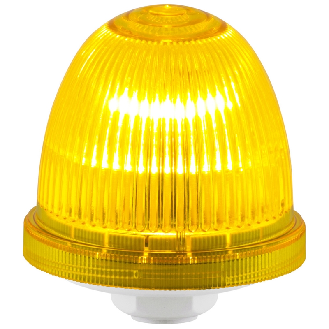 Feu OVOLUX FLASH JAUNE R V24/240AC GRIS-Lire la description