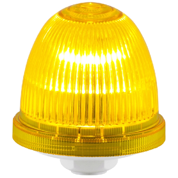 Feu OVOLUX FLASH JAUNE R V24/240AC GRIS-Lire la description
