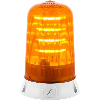 Feu tournant ROTALLAM S LED ORANGE V12/24DAC IP65 Ø130mm GRIS