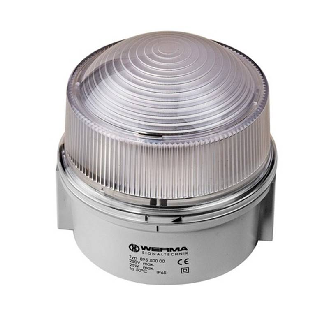 Feu permanent 12-240V TRANSPARENT IP65 Ø150mm-Lire la description