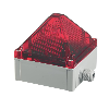 Feu flash Quadro 13J 24Vdc optique Rouge IP66/67