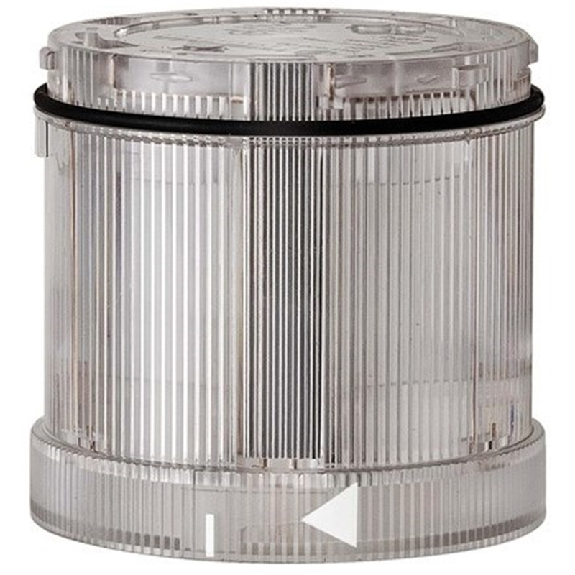 Élément feu à éclats 2J 24VDC BLANC IP65 Ø70mm TRANSPARENT-Lire la description