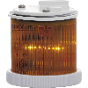 Feu MINITWS ORANGE FIXE/FLASH CO V24DAC IP66 Ø55mm GRIS