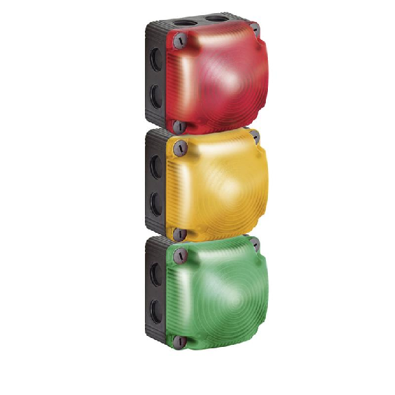 Feu à éclats double DEL BWM 24VDC ORANGE IP66,IP67 NOIR Feu à éclats double DEL BWM 24VDC ORANGE IP66,IP67 NOIR-Lire la description