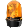 Feu rotatif Fresnel 24VAC/DC ORANGE IP65 Ø142mm NOIR