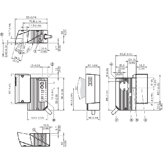 Lecteur de codes Linéaire, Focale fixe, Miroir oscillant, Mid Range-Lire la description