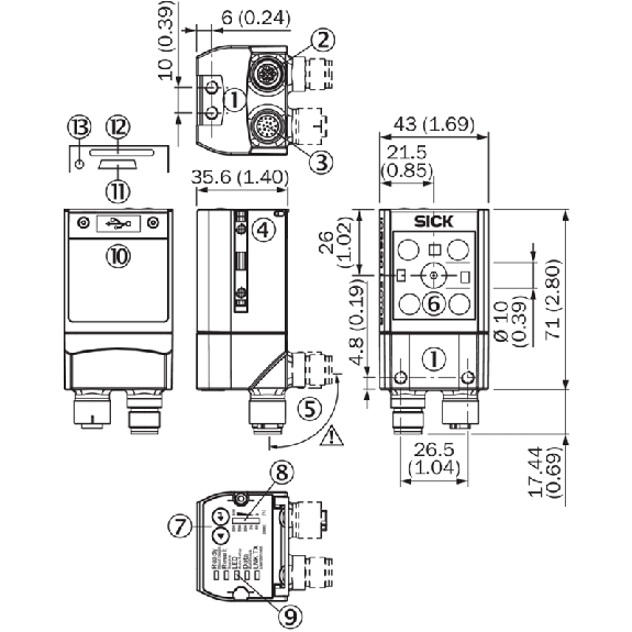 Lecteur de codes 1D/2D, 752 x 480 px Lecteur de codes 1D/2D, 752 x 480 px-Lire la description