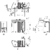 Lecteur de codes Linéaire, Focale fixe, Latéral, Long Range