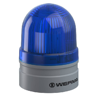 Mini TwinFLASH 115-230VAC BLEU IP66 Ø62mm GRIS-Lire la description