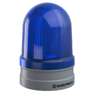 Maxi TwinFLASH 115-230VAC BLEU IP66 Ø120mm GRIS-Lire la description