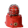 Feu flash GRP ATEX compact 5J 118cd 24Vdc 254mA Rouge IP66