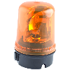Feu tournant compact 20W 24Vdc Transparent 150xø100mm IP65