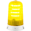 Feu tournant ROTALLAM S LED JAUNE V90/240AC IP65 Ø130mm GRIS