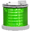 Feu TWS LED VERT S CO V240AC IP66 Ø75mm GRIS