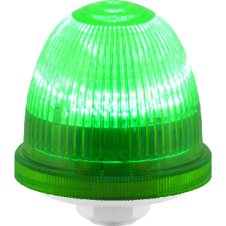 Feu OVOLUX LED VERT R V90/240AC GRIS-Lire la description