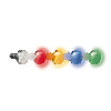 Feu encastrable à LED MULTICOULEUR 24Vdc IP65 Ø50mm