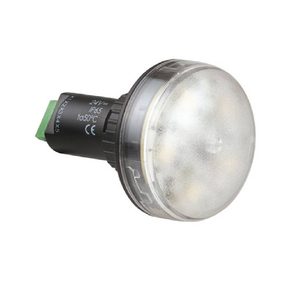 Feu encastrable à LED MULTICOULEUR 24Vdc IP65 Ø50mm-Lire la description