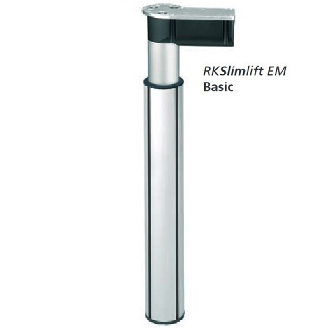 Colonne RKSlimlift EM Basic - 1000N - 25mm/s - course 430mm - h 610mm-Lire la description