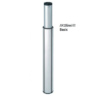 Colonne RKSlimlift Basic - 1000N - 32mm/s - course 460mm - h 610mm-Lire la description