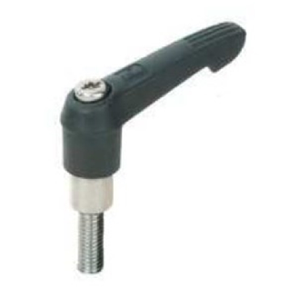 Levier Poignée: polyamide noir HV 6x18 LightDesign 12-18 Inox A2-Lire la description