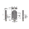 DPI Annulaire Ø=5mm NPN NO+NF 41x70.5x12 10-30Vdc / M12 4P