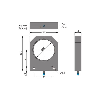 DPI Annulaire Ø=63mm 2 fils NAMUR 5-30Vdc / Câble 2m