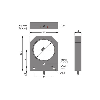 DPI Annulaire Ø=63mm PNP NO+NF 10-30Vdc / Câble 2m
