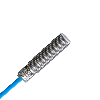 DPC Ex M12 2 fils DC NAMUR P2mm noyé 50(37)mm Inox V2A / Câble 2m PVC